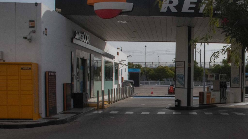 Aspecto actual de la gasolinera en la que se produjo el asesinato.