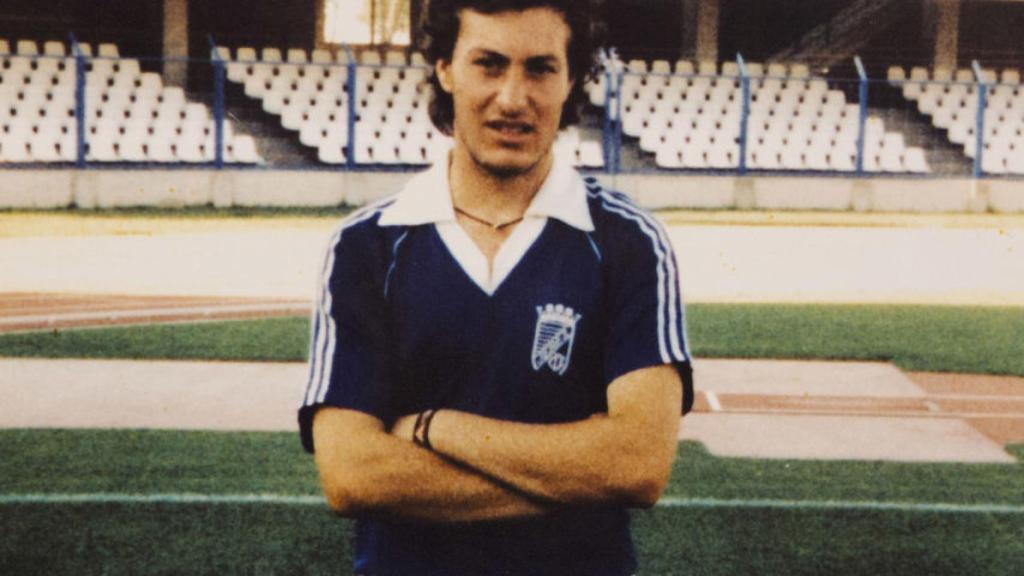 Foto de Juan cuando era jugador de las categorías inferiores del Xerez.