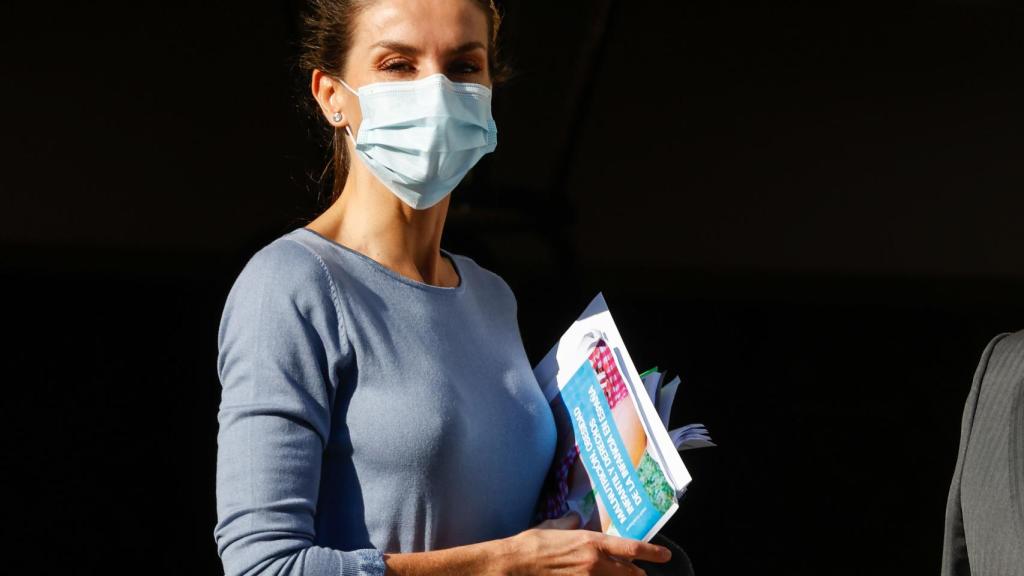 Letizia, en la sede española de UNICEF en Madrid.