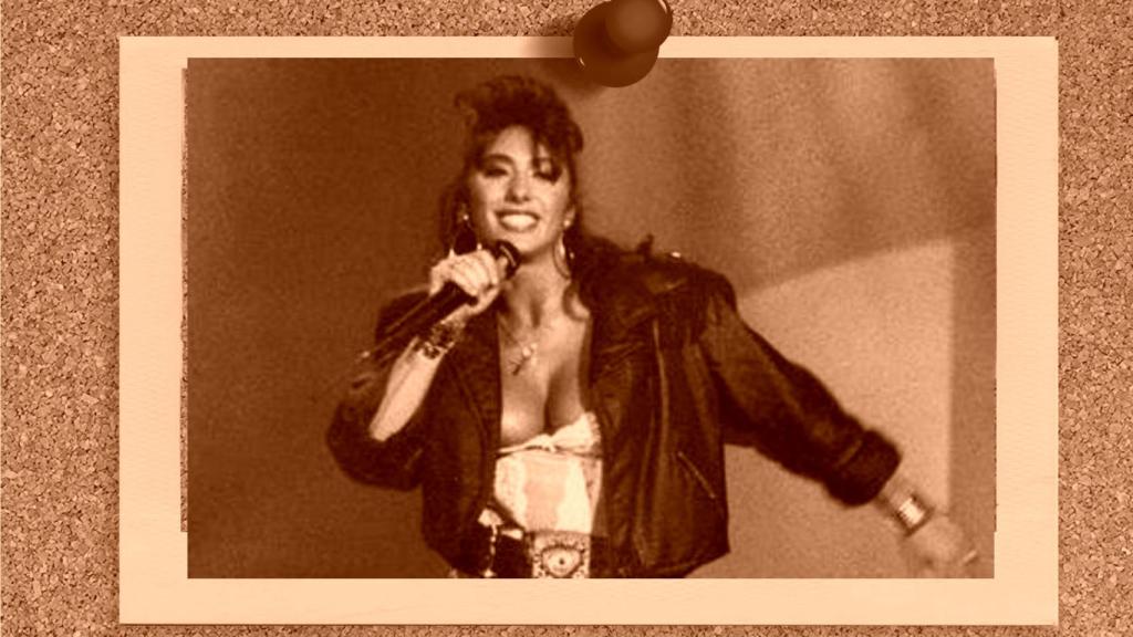 Sabrina Salerno en un fotomontaje de 'JALEOS'.