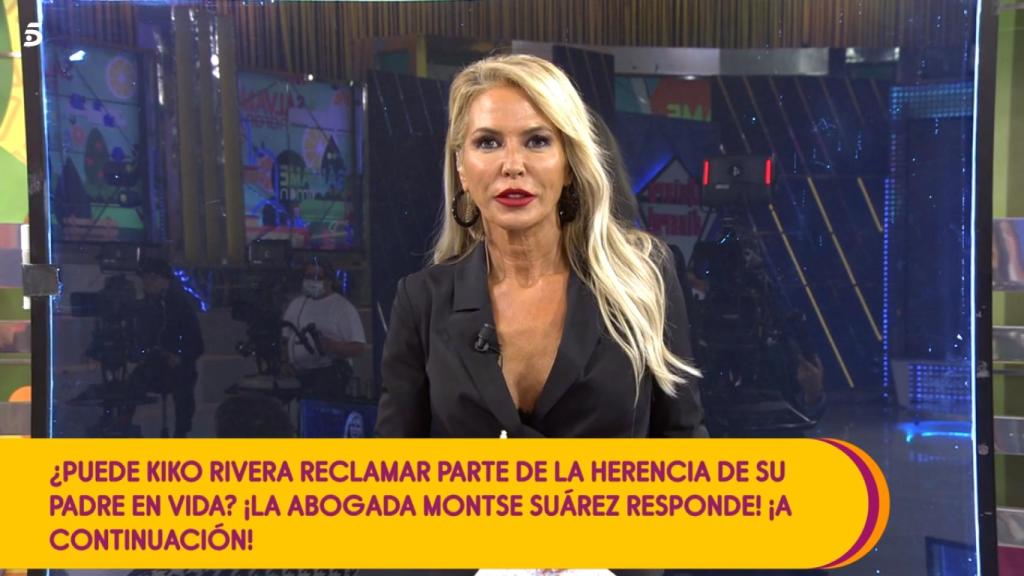 Montse Suárez, la abogada de 'Sálvame'.