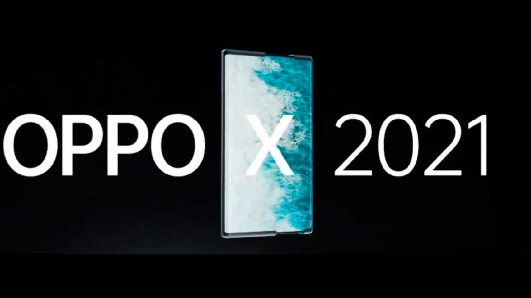OPPO presenta el primer móvil con pantalla extensible: OPPO X 2021