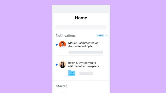 Dropbox se actualiza para facilitar el trabajo en equipo a distancia
