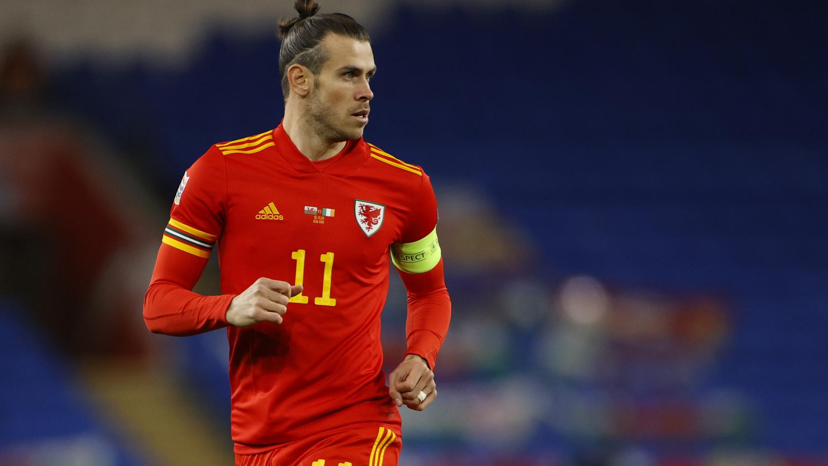 Gareth Bale, en un partido de la selección de Gales