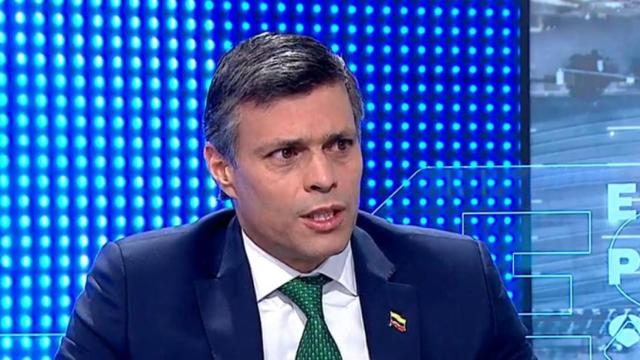 El líder de la oposición venezolana, Leopoldo López, este martes en Antena 3.