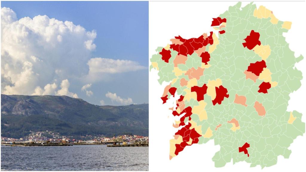 Bajan a 37 los municipios gallegos en alerta roja, uno menos que ayer