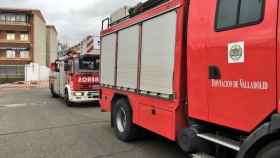 Imagen de archivo de un camión de bomberos de la Diputación de Valladolid.