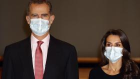 Felipe VI y Letizia en su último acto en Madrid.