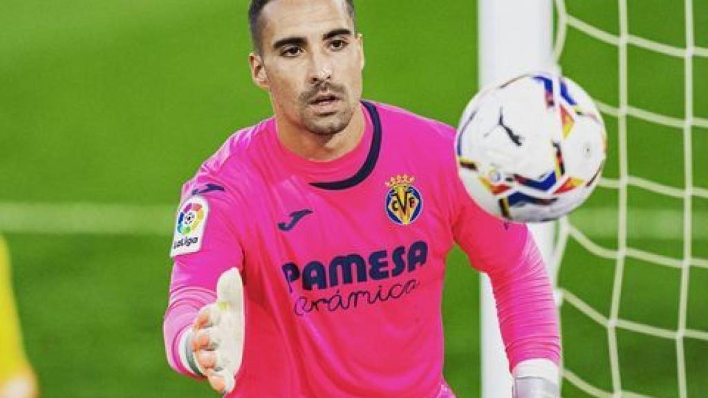 Sergio Asenjo, en un partido del Villarreal en la temporada 2020/2021