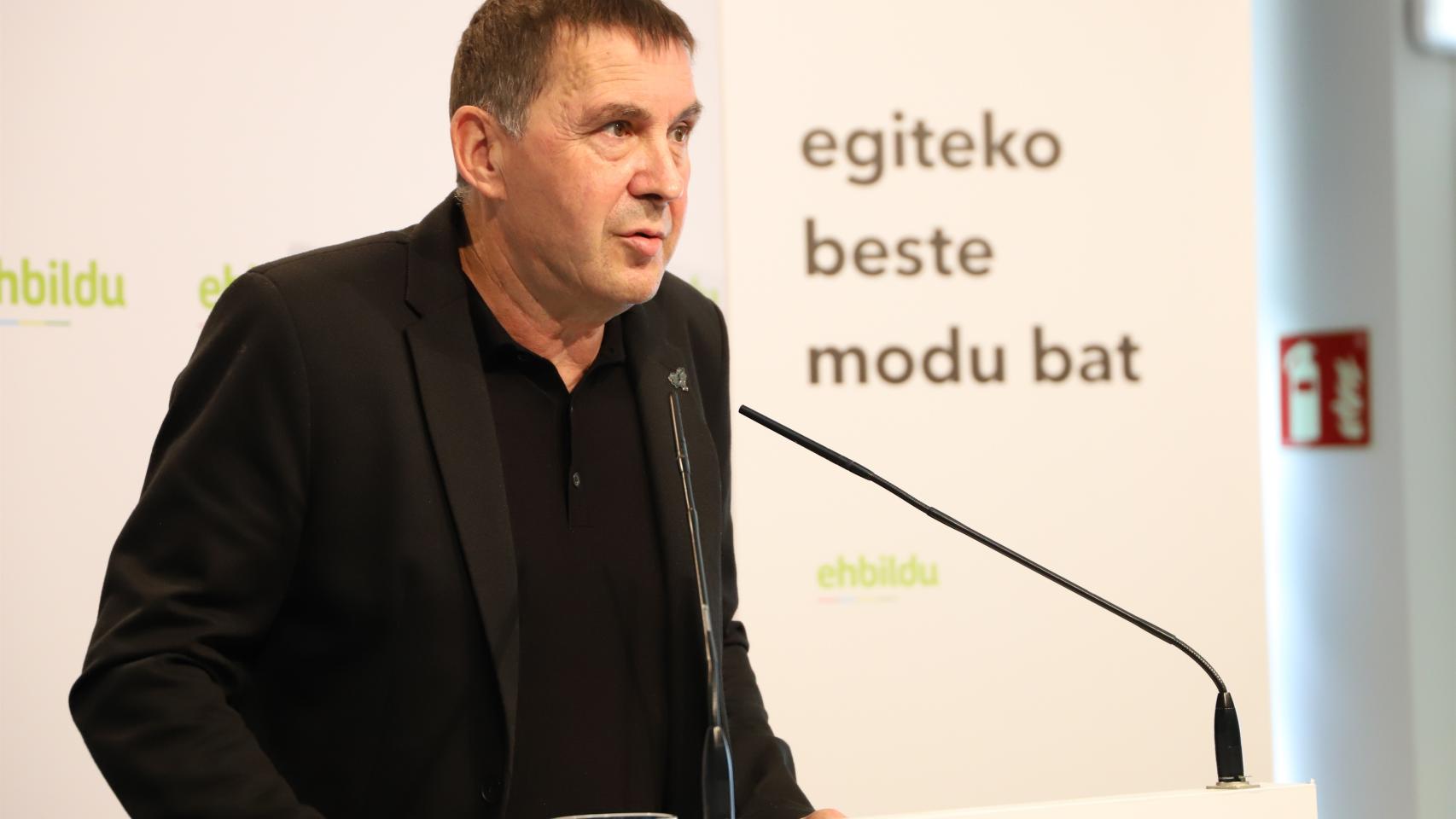 El coordinador general de EH Bildu, Arnaldo Otegi.