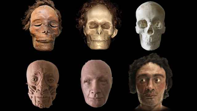 Reconstrucción facial de la momia guanche mejor conservada del mundo.