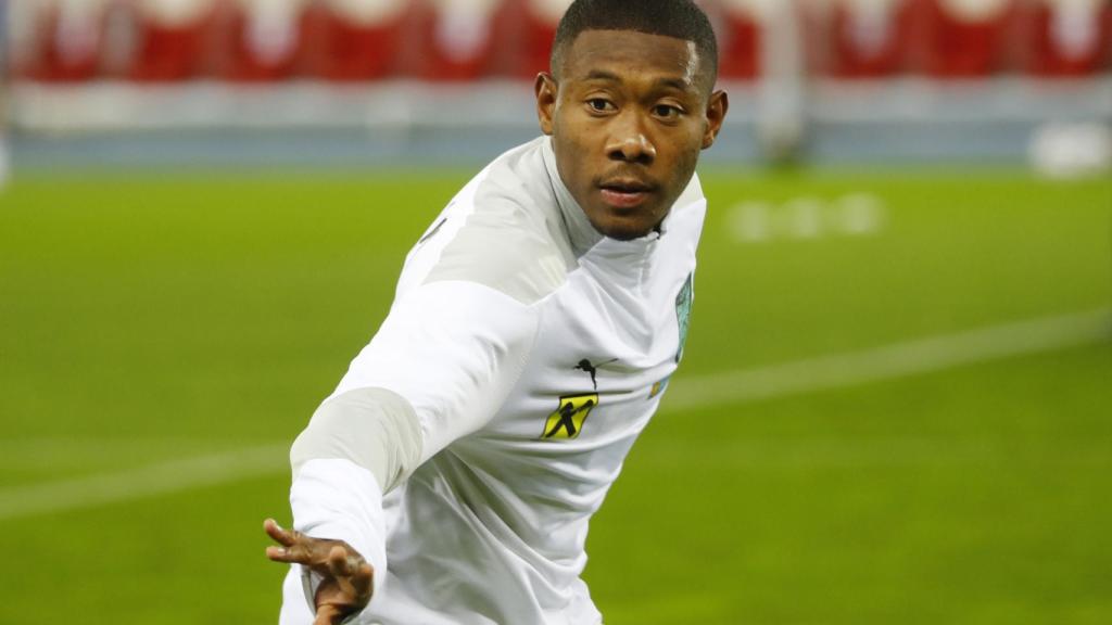 David Alaba, con Austria