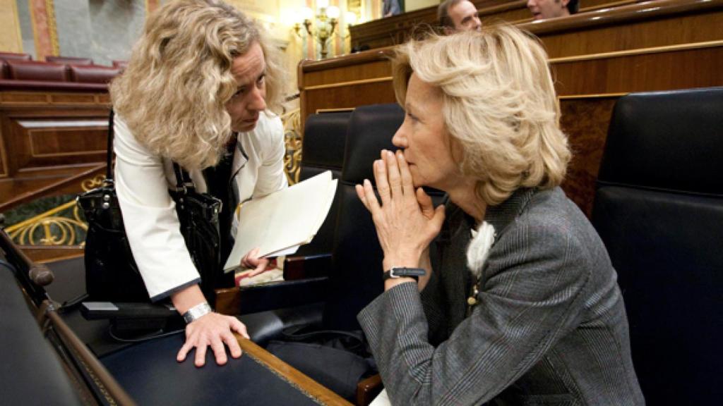 Ana Oramas y Elena Salgado