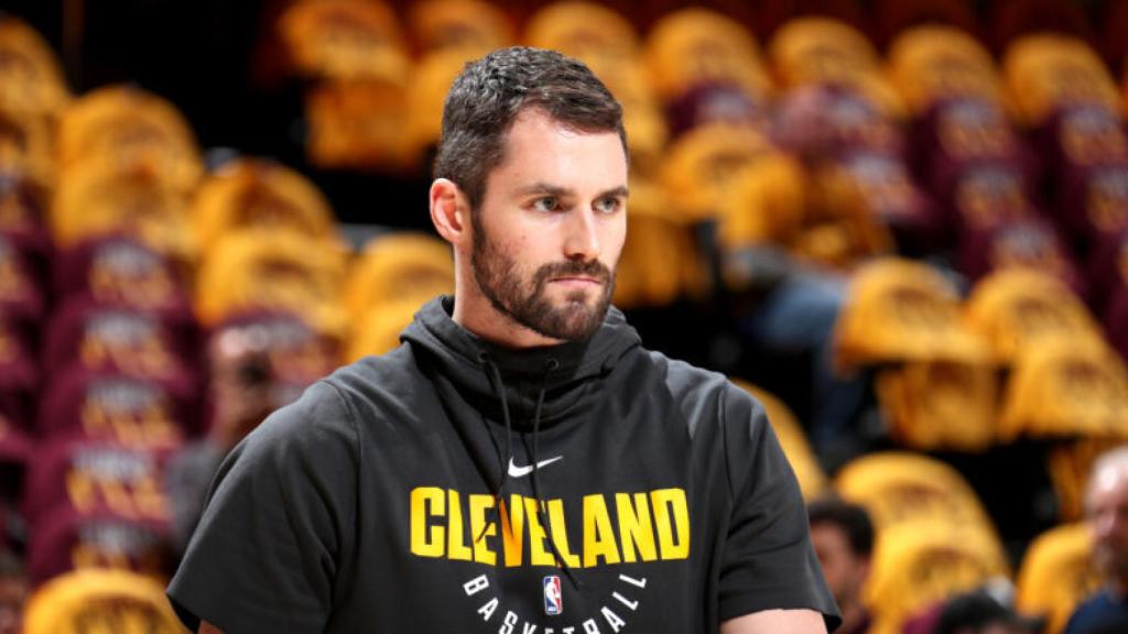 Kevin Love, con los Cleveland Cavaliers