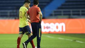 James Rodríguez con la selección de Colombia