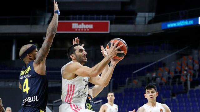 Campazzo durante un partido del Real Madrid