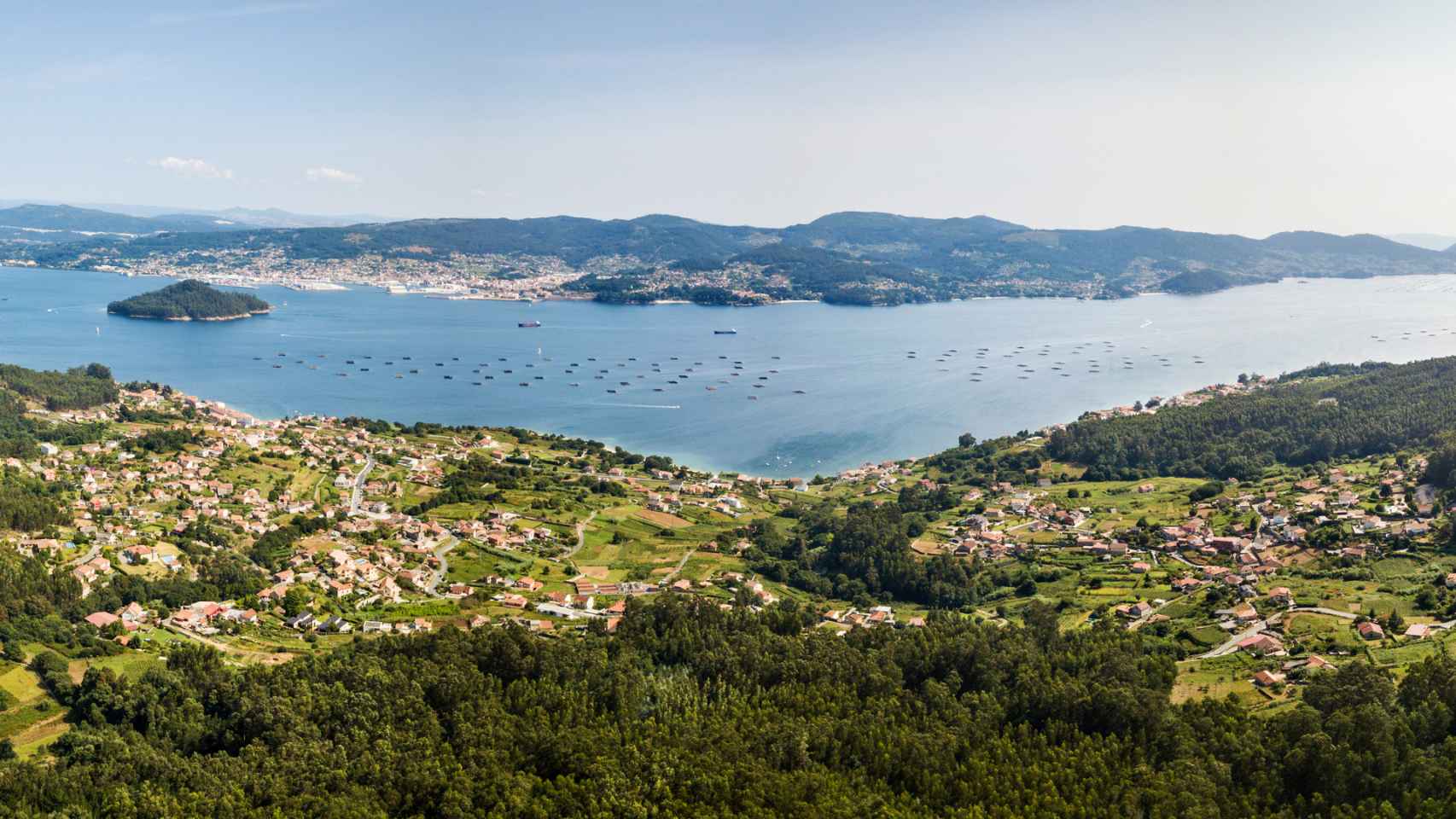 Vista de la ría de Pontevedra