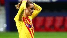 Antoine Griezmann, en el Atlético de Madrid - Barcelona de La Liga