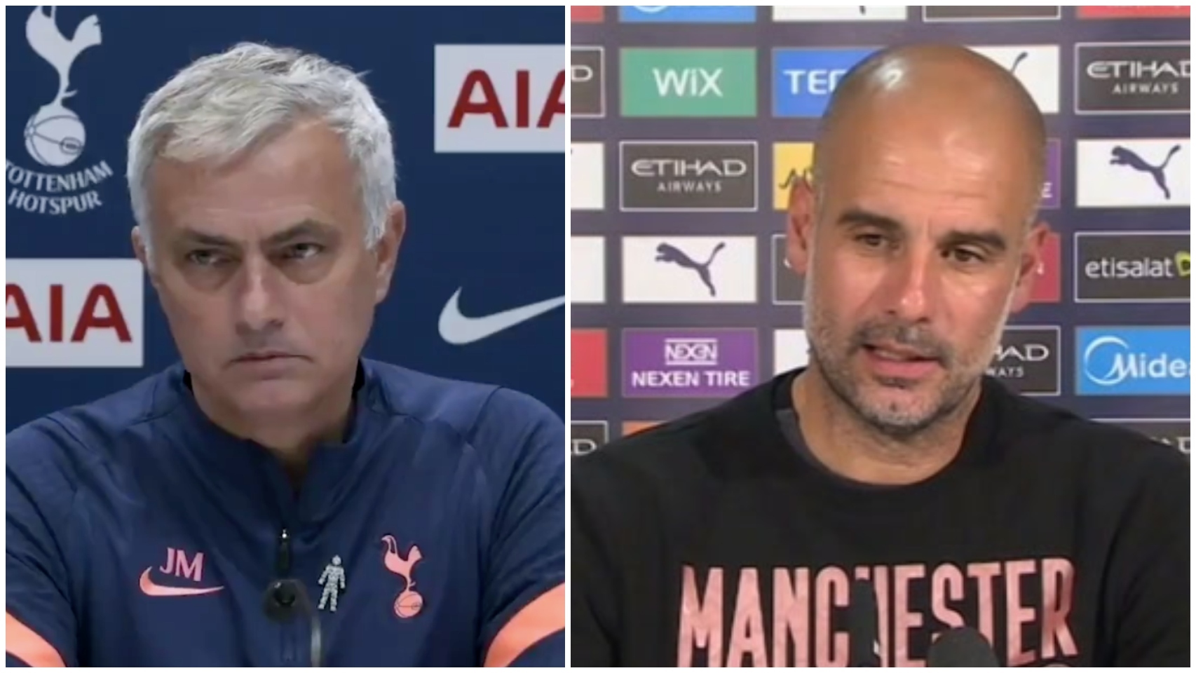 Jose Mourinho y Pep Guardiola