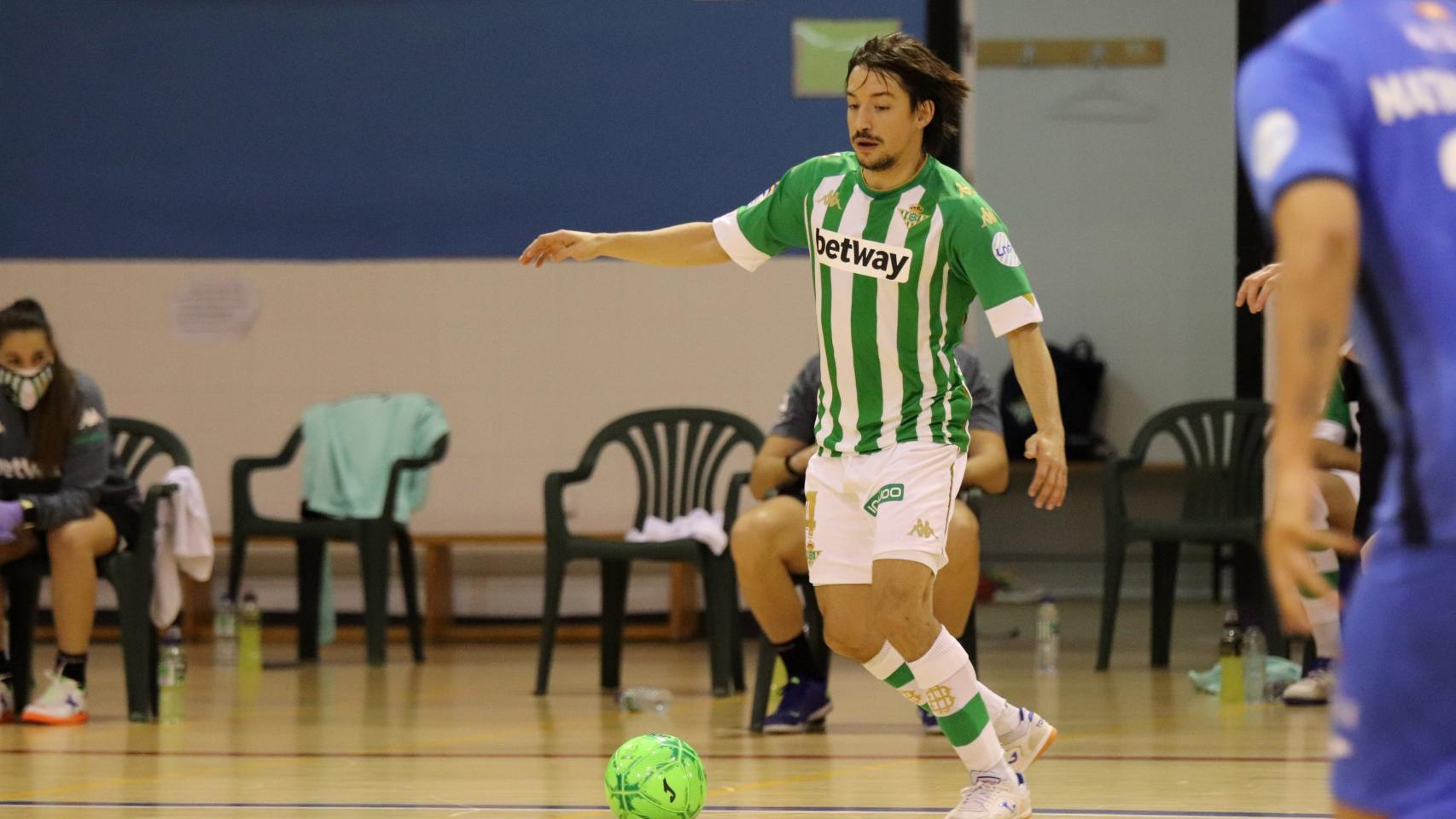 Un jugador del Real Betis de fútbol sala