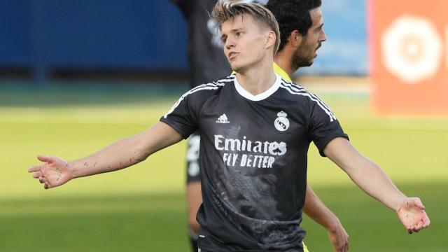 Martin Odegaard se lamenta por una ocasión desaprovechada