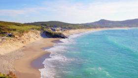 La playa de Santa Comba, en Ferrol.