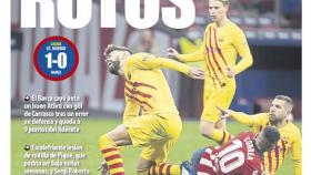 La portada del diario Mundo Deportivo (22/11/2020)