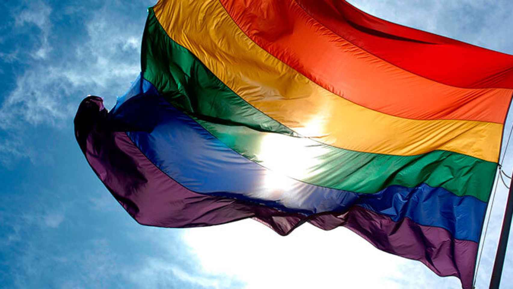 Imagen de archivo de una bandera LGTBI.