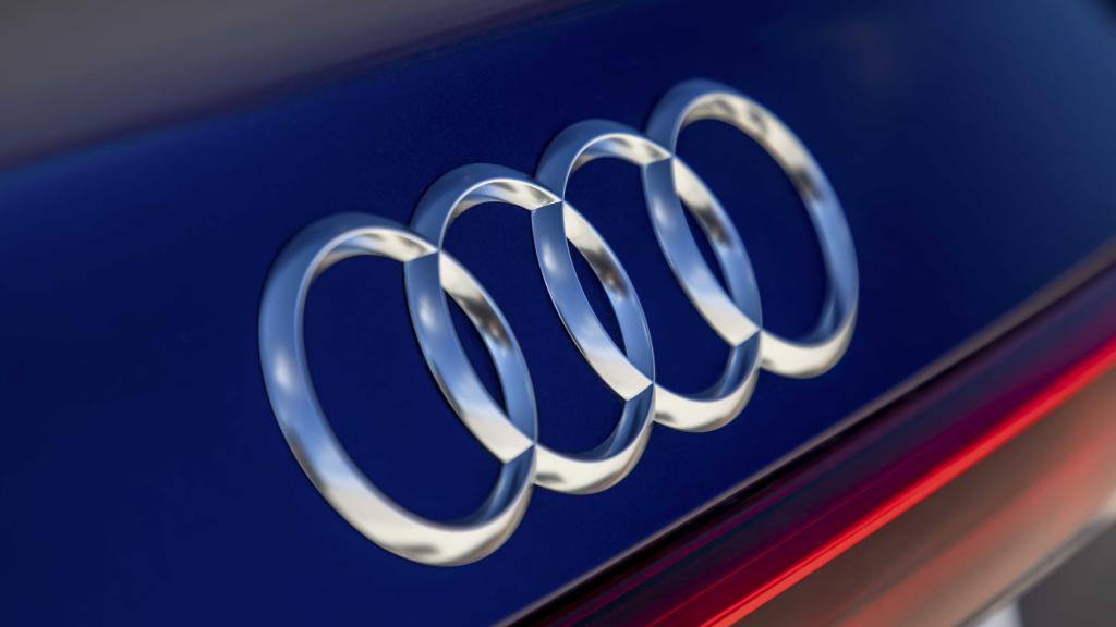 Imagen del emblema de Audi en el nuevo e-tron Sportback.