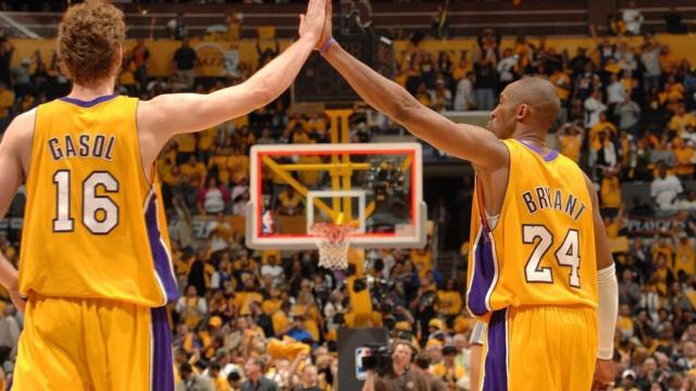 Pau Gasol y Kobe Bryant