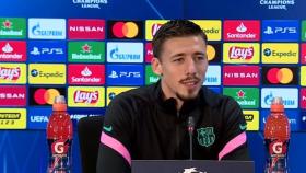 Clement Lenglet, durante una rueda de prensa