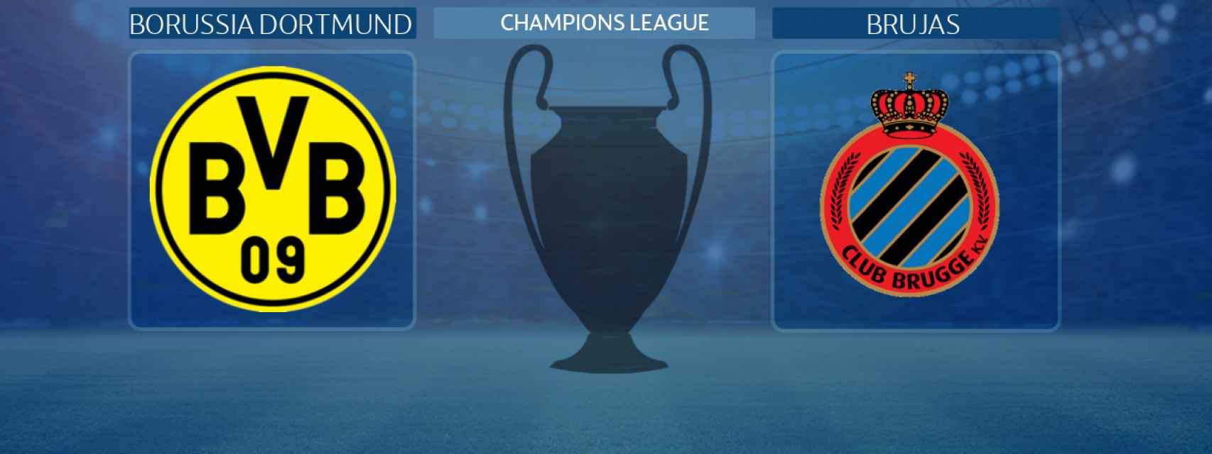 Borussia Dortmund - Brujas, partido de la Champions League
