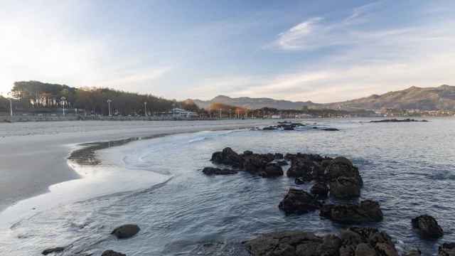 Paseo de la playa de Samil, en Vigo.