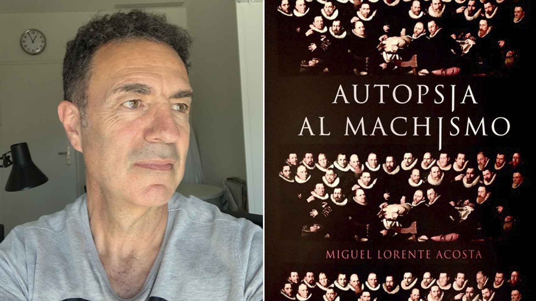 Miguel Lorente y su libro 'Autopsia del Machismo'.