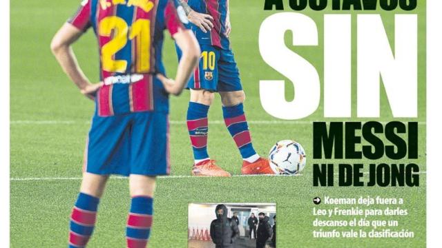 Portada Mundo Deportivo (24/11/20)