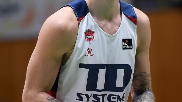 Luca Vildoza, durante un partido de Baskonia