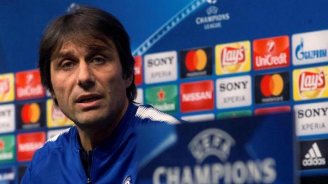 Antonio Conte, en rueda de prensa