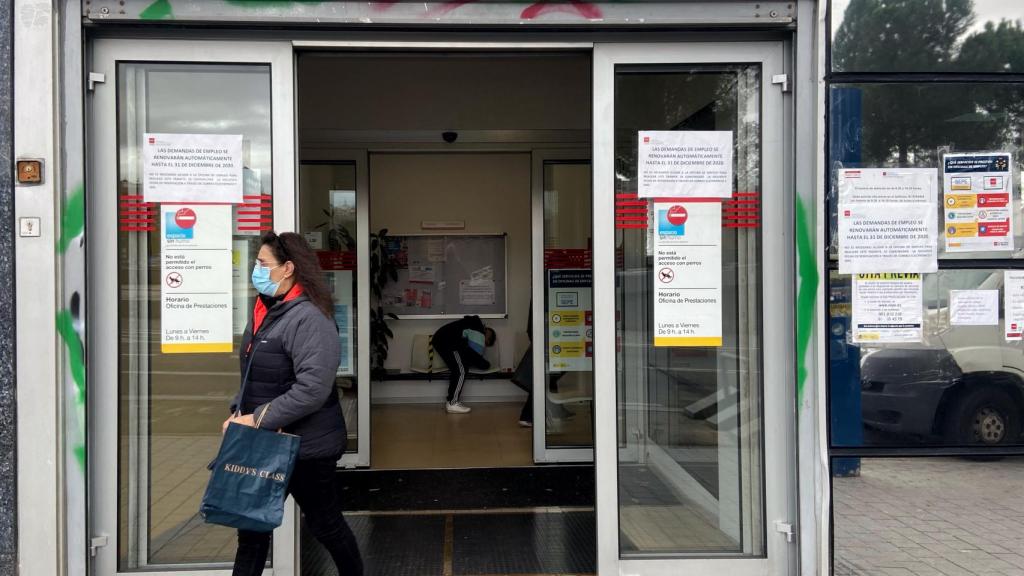 Una oficina de empleo, en Madrid.