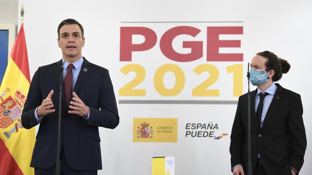 Pedro Sánchez y Pablo Iglesias.