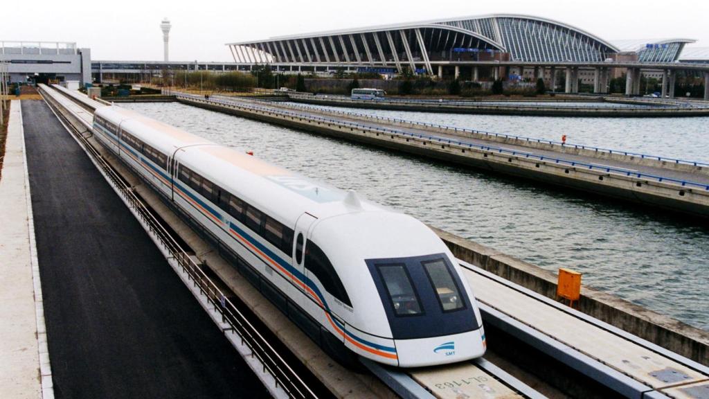 Tren de levitación magnética chino