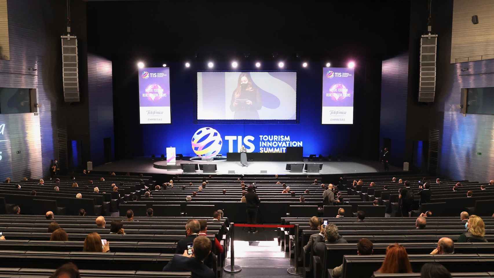 Acto de inauguración del congreso Tourism Innovation Summit (TIS 2020) en Sevilla.