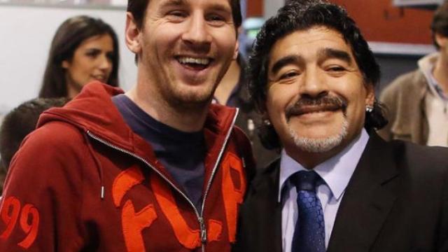 Messi y Maradona