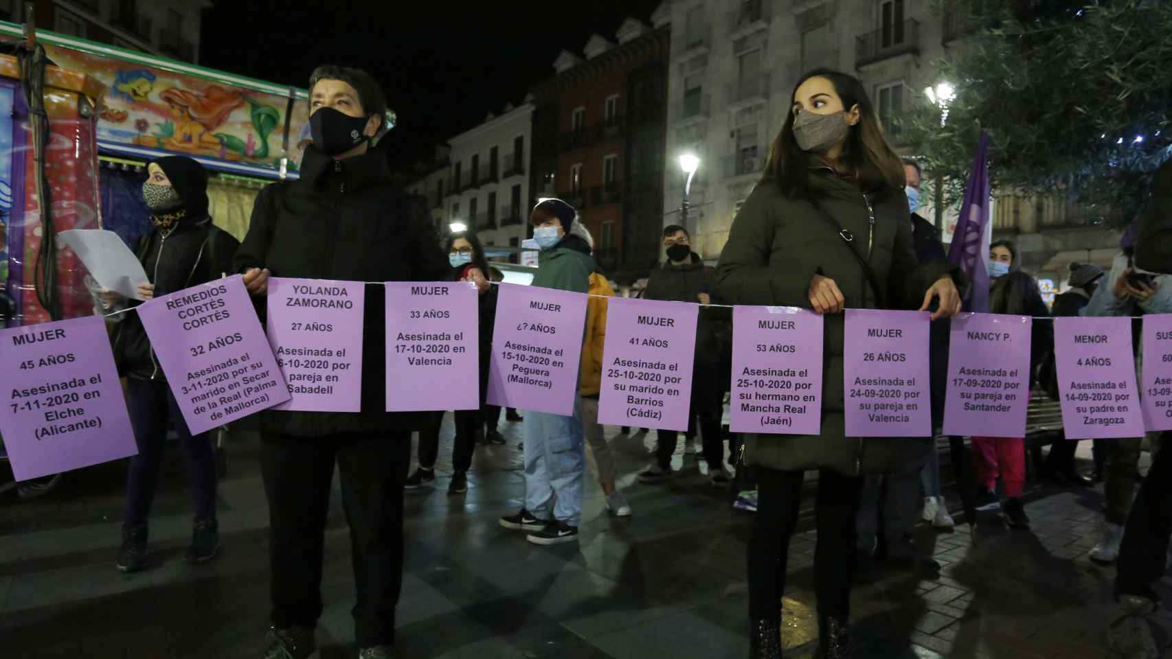 Manifestación en Valladolid con motivo del Día Internacional contra la Violencia de Género 6