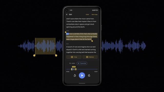 La grabadora de Google hará más fácil navegar en las transcripciones