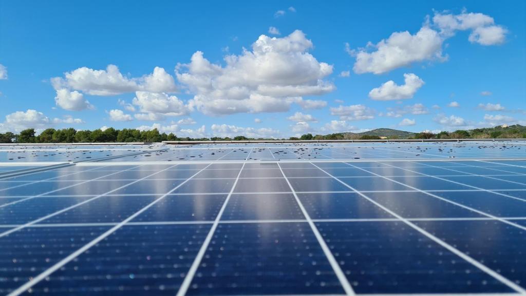 Un parque de placas solares del grupo.