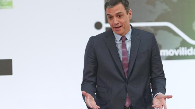 El presidente Pedro Sánchez durante su intervención en junio en la presentación del Renove.