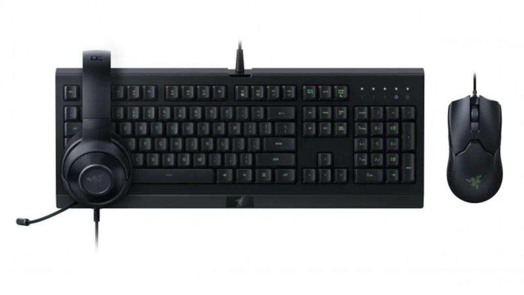 El Razer Power Up Bundle, con teclado, ratón y auriculares