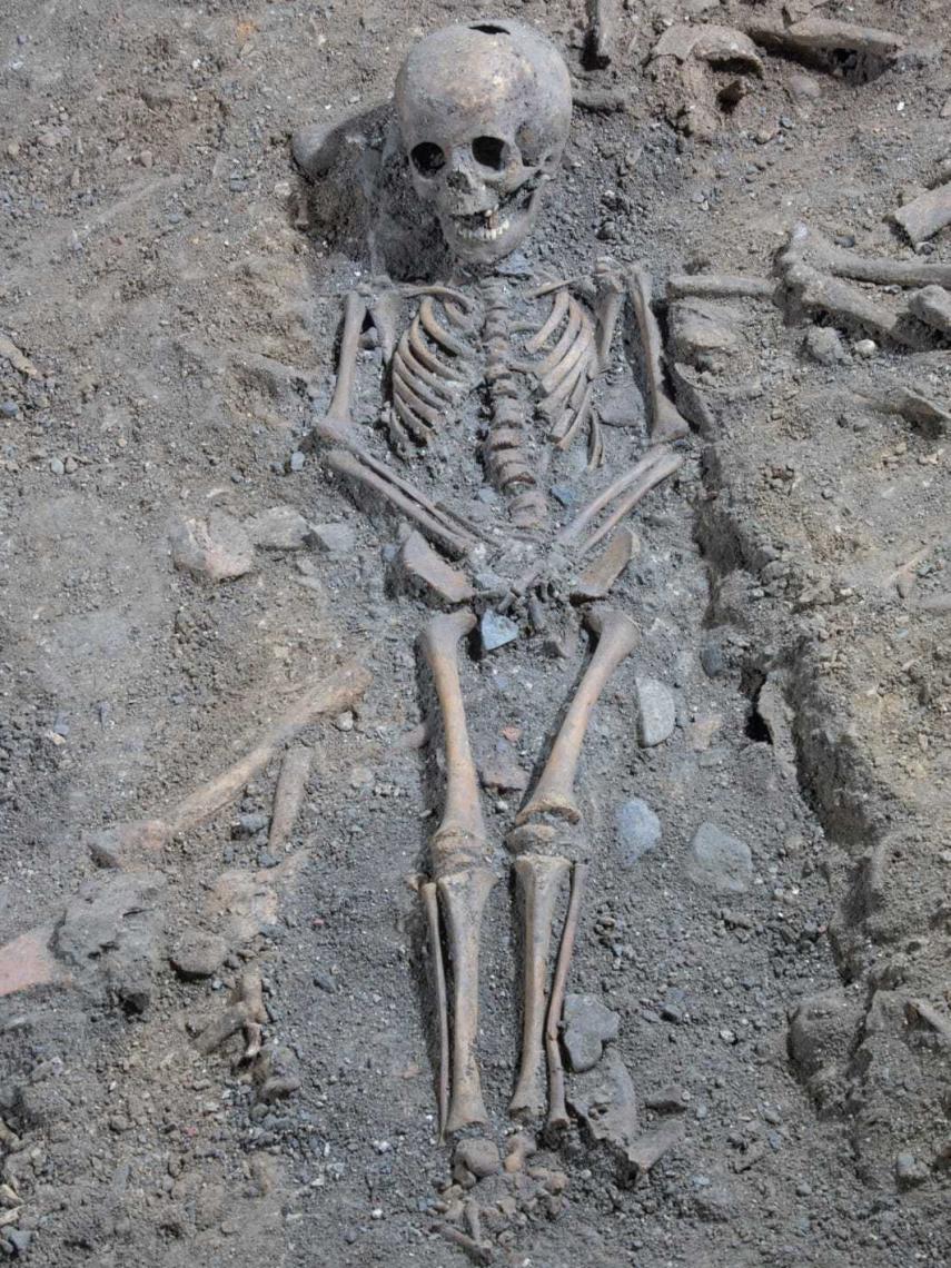 El cadáver de un niño de unos 4-5 años hallado en el Silo.