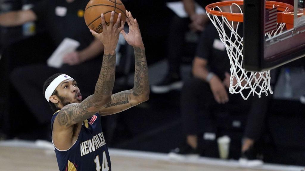 Brandon Ingram, durante un partido con los New Orleans Pelicans