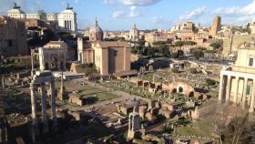 Vista del Foro romano.